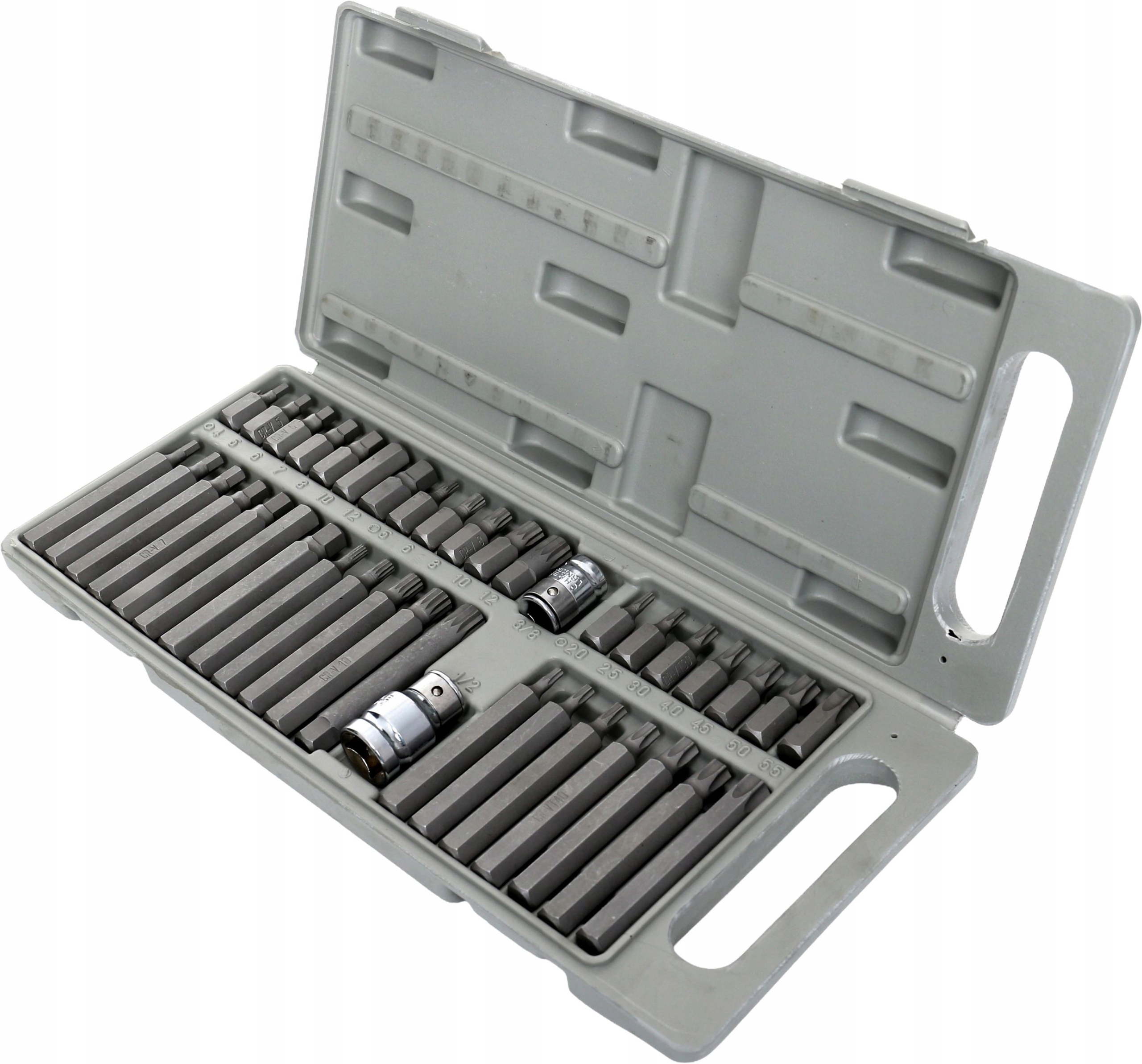 Komplet zestaw bitów specjalistycznych Hex, Torx, Spline 40 el.