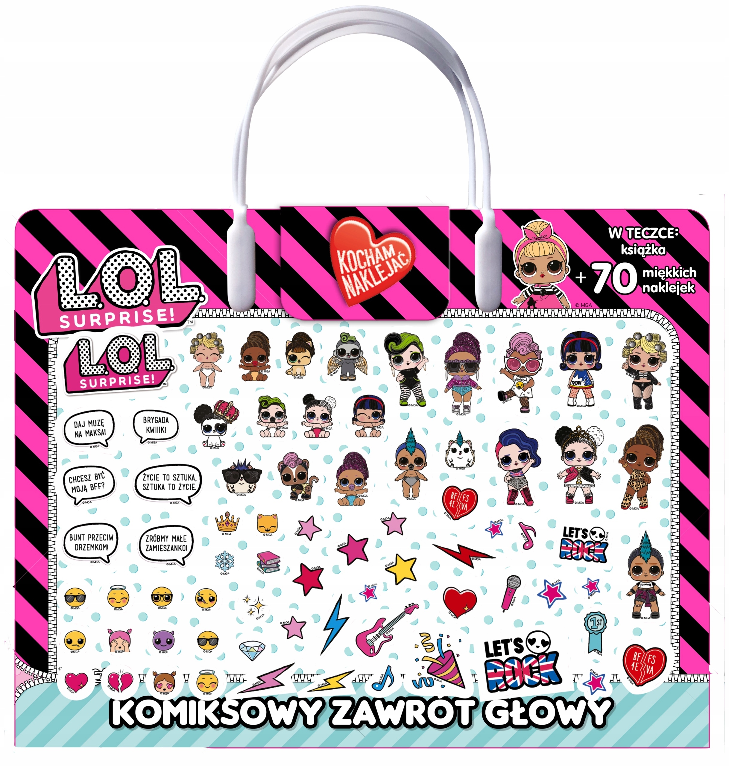 

L.o.l. Surprise! Wypukłe Naklejki Teczka Naklejam