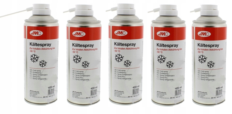 

5 x Niemiecki Spray Zamrażacz -50°C Ciekły Azot