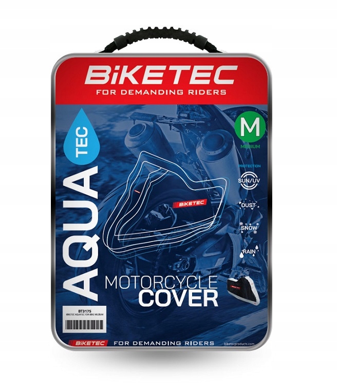 POKROWIEC NA MOTOCYKL BIKETEC ROZ. M - 229x99x125