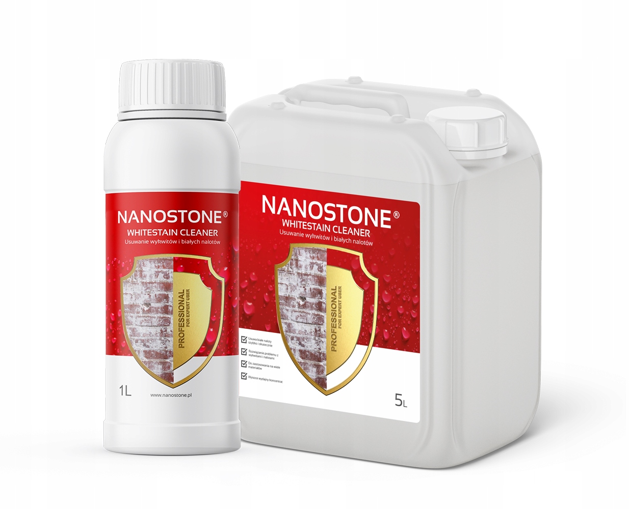 PREPRARAT DO USUWANIA WYKWITÓW WAPIENNYCH NANO 1L Kod producenta NANOSTONE WHITE STAIN CLEANER 1L