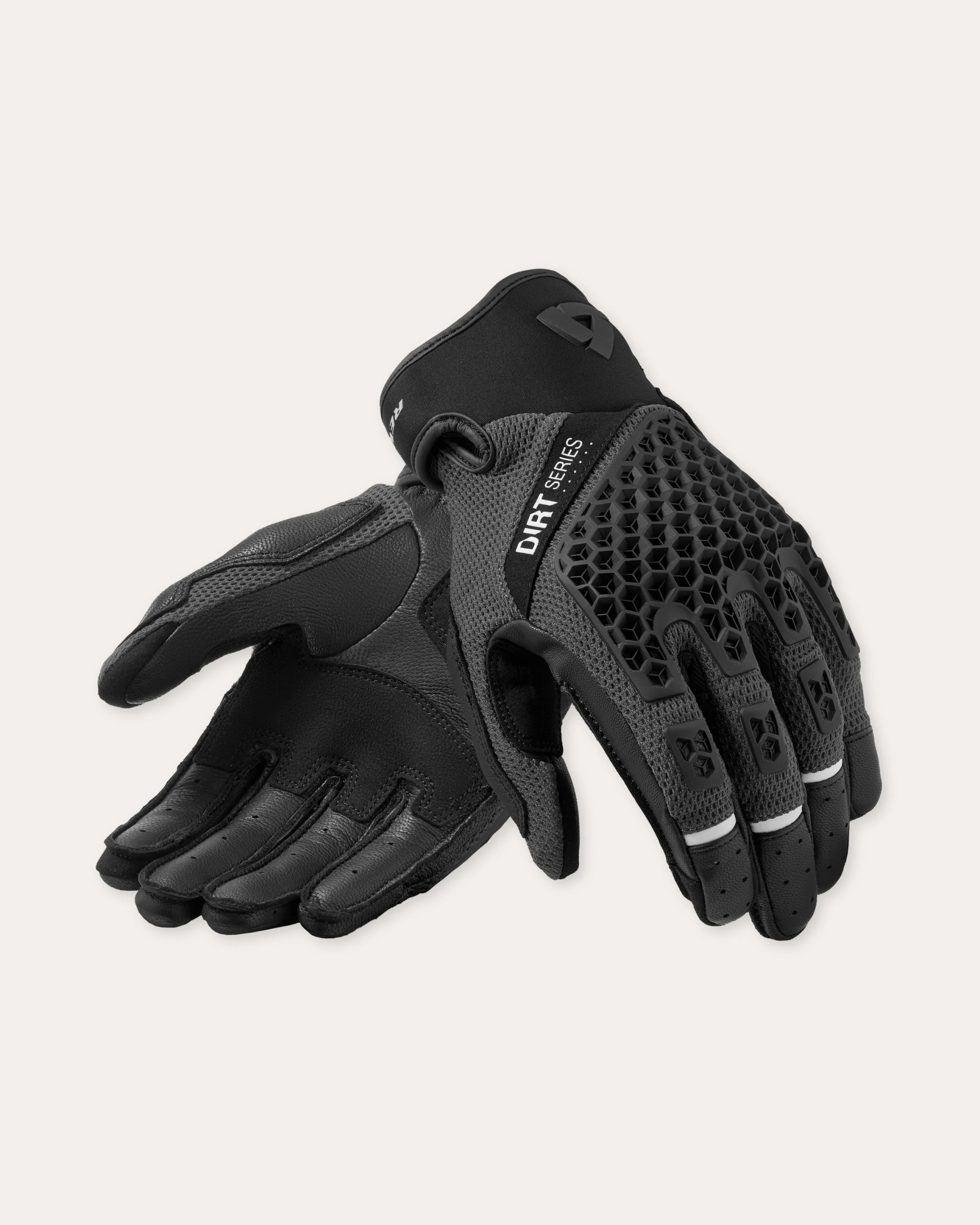 Revit Caliber 2 Black-grey motocyklové rukavice veľ. M