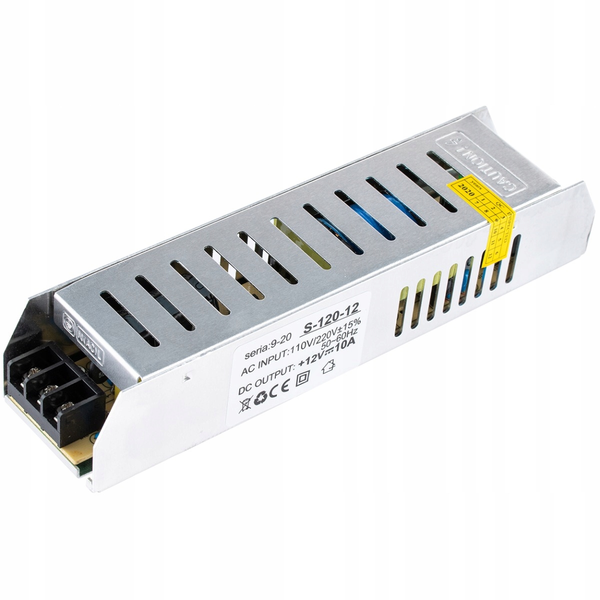 

Zasilacz Montażowy Slim Do Taśmy Led 120W 10A 12V