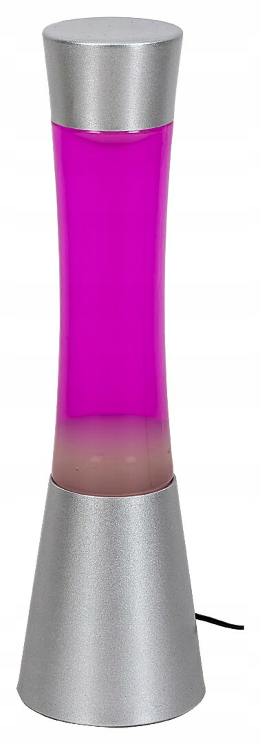 Rabalux Minka 7030 lávová lampa strieborná/ružová, GY6.35, max. 20W, 39,5 cm