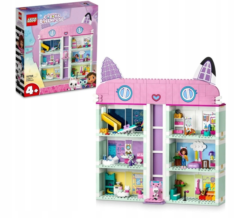 Lego Gabby Dollhouse 10788 Gábinin Kouzelný Domek Domeček 498 dílků 4+