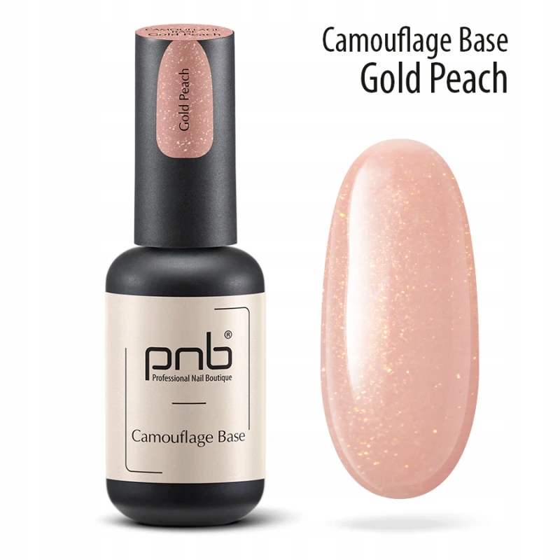 Baza Hybrydowa Kamuflująca PNB UV/LED Camouflage Base Gold Peach 8 ml