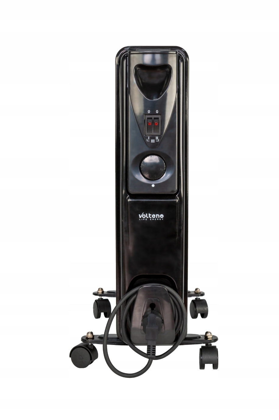 GRZEJNIK ELEKTRYCZNY OLEJOWY 2500W 11 ŻEBEREK WYDAJNY BEZPIECZNY MOCNY Kolor czarny