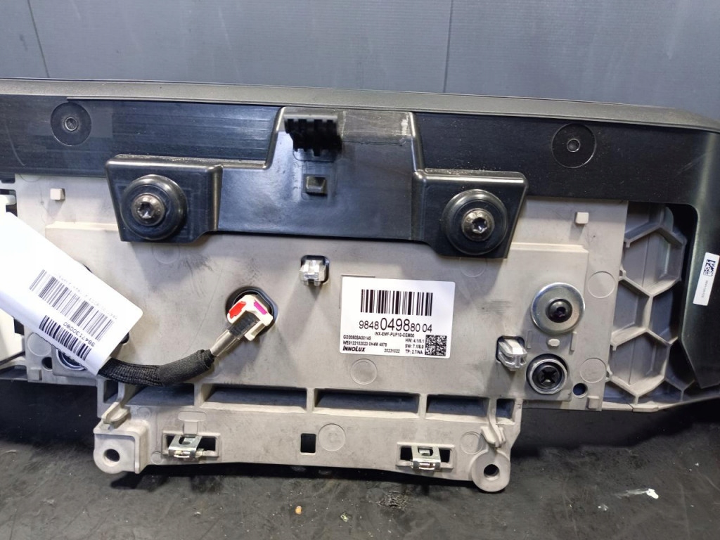 opel Astra л VI дисплей экран спидометр 9848049880