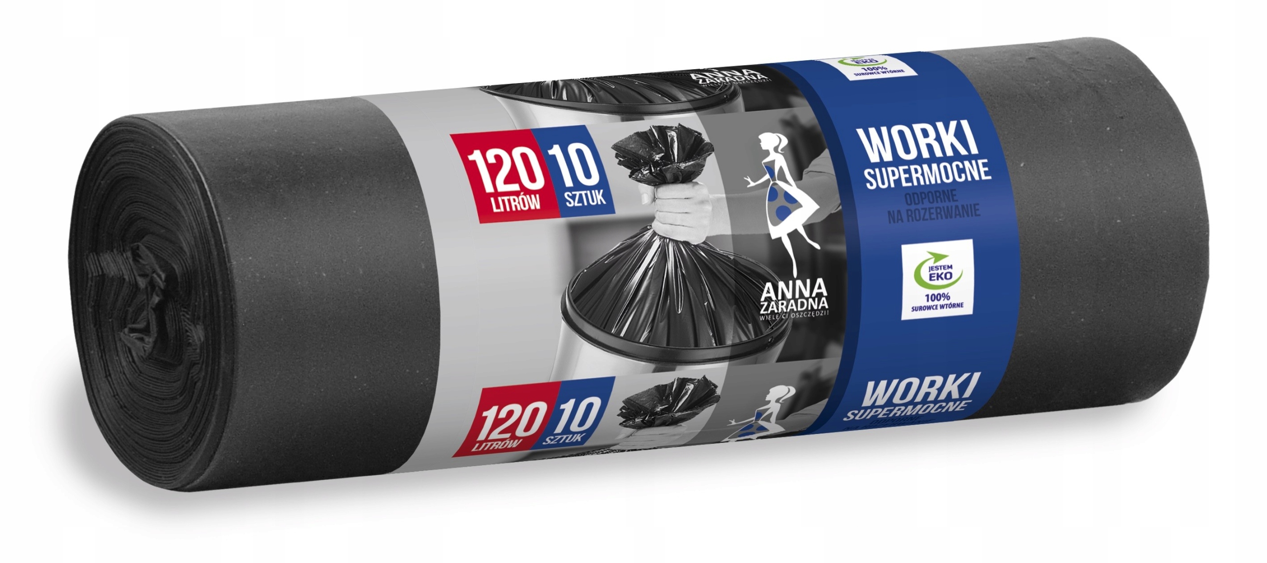 

Anna Zaradna Worki na śmieci Supermocne 120L 10szt