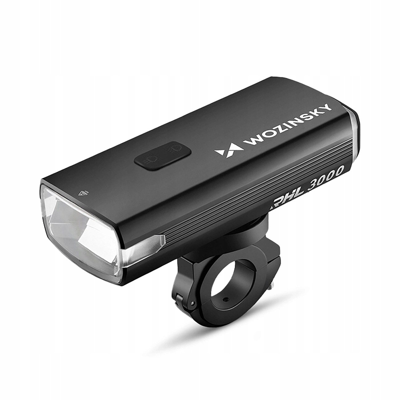 Přední světlo na kolo Wozinsky kabel Usb-c (3000 lm) černé