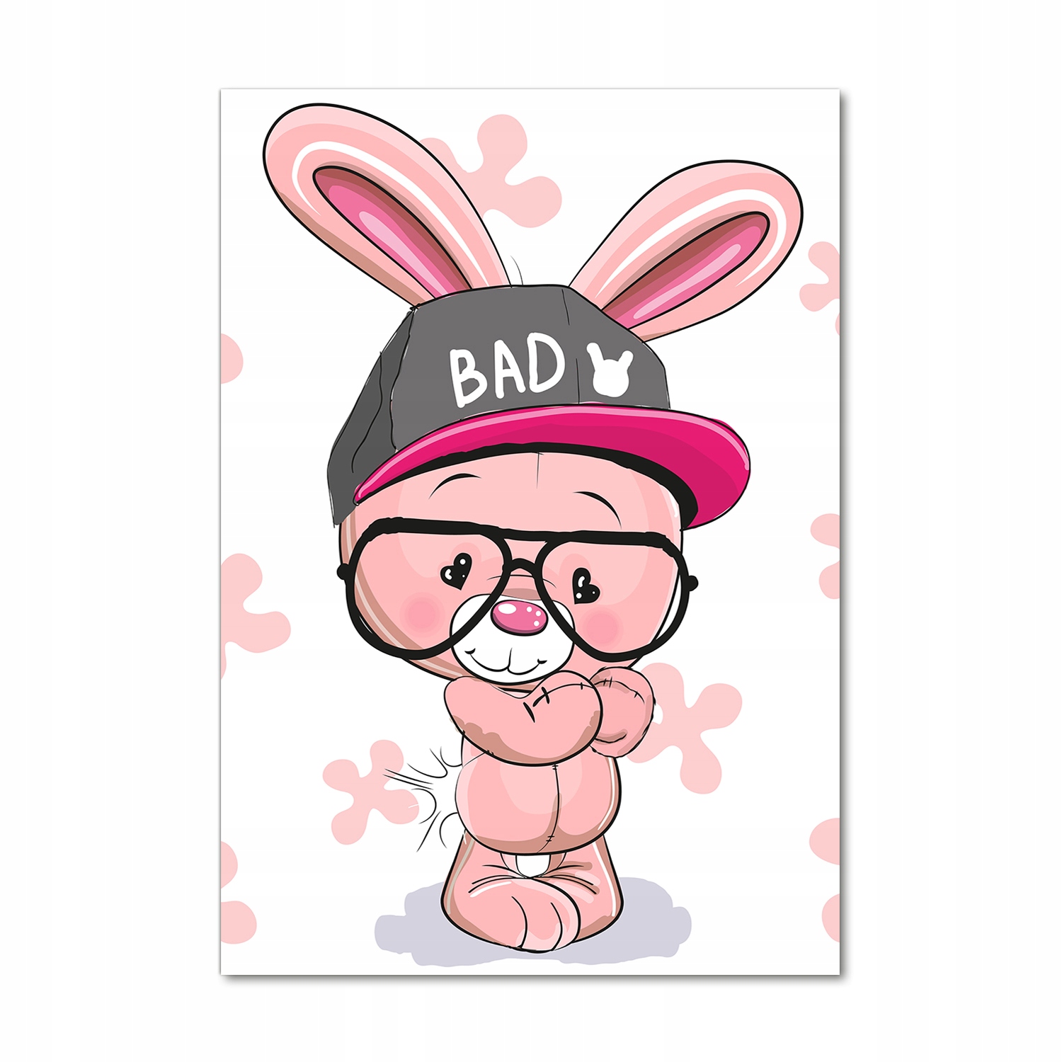 

Foto obraz szkło akrylowe Królik w czapce 70x100cm