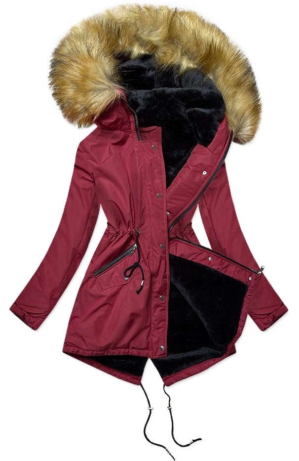Bunda Typu Parka B2628 Bordo XXL (44)