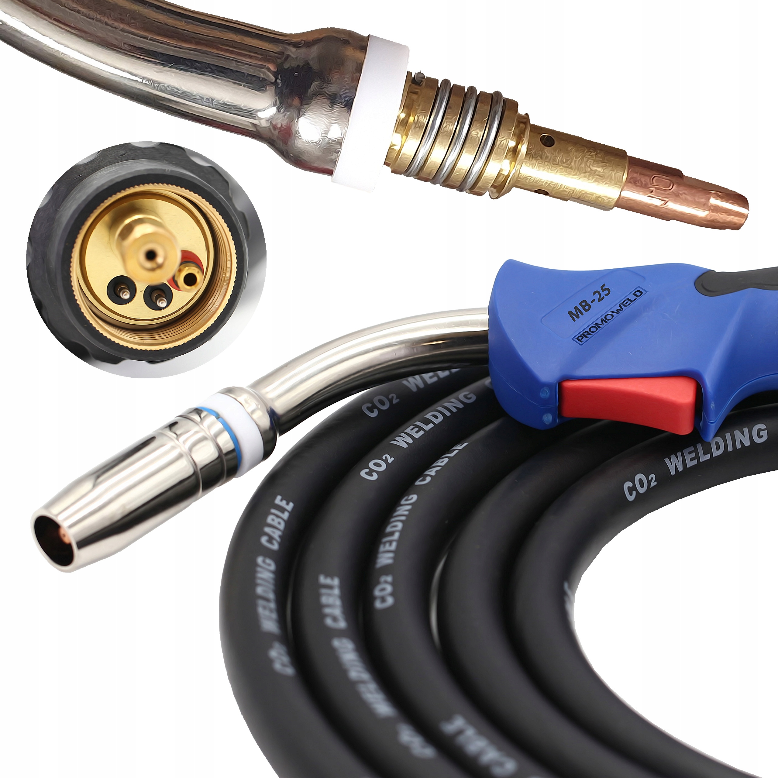 Uchwyt Spawalniczy MB25/5m do migomatu Mig Mag Euro