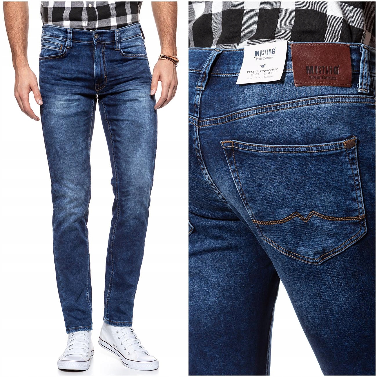 

Mustang Oregon Tapered K Spodnie Jeansowe W28 L32