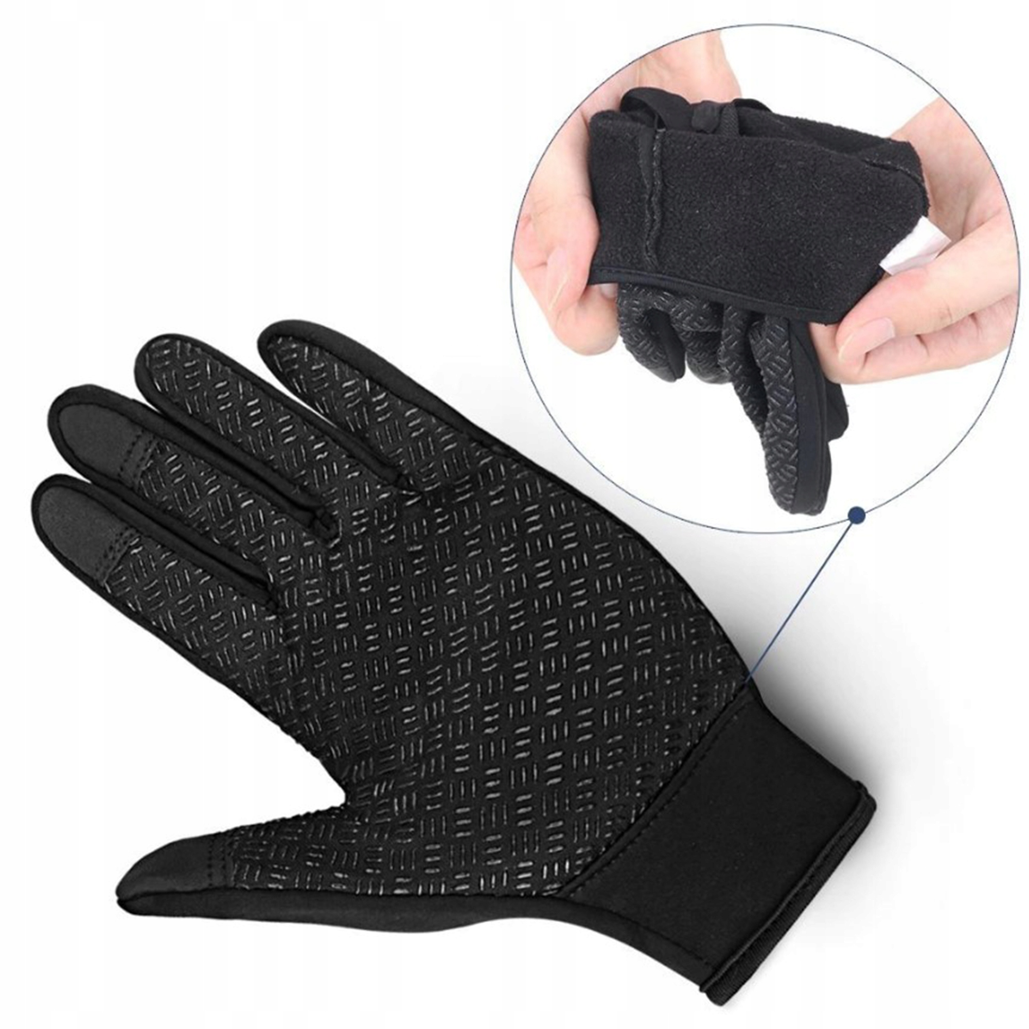 Rękawiczki zimowe męskie dotykowe Rozmiar L