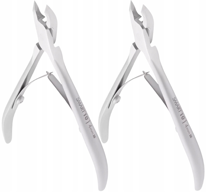 2 x Staleks Profesionální kleště na kůži Smart 10 4 mm, ručně broušené