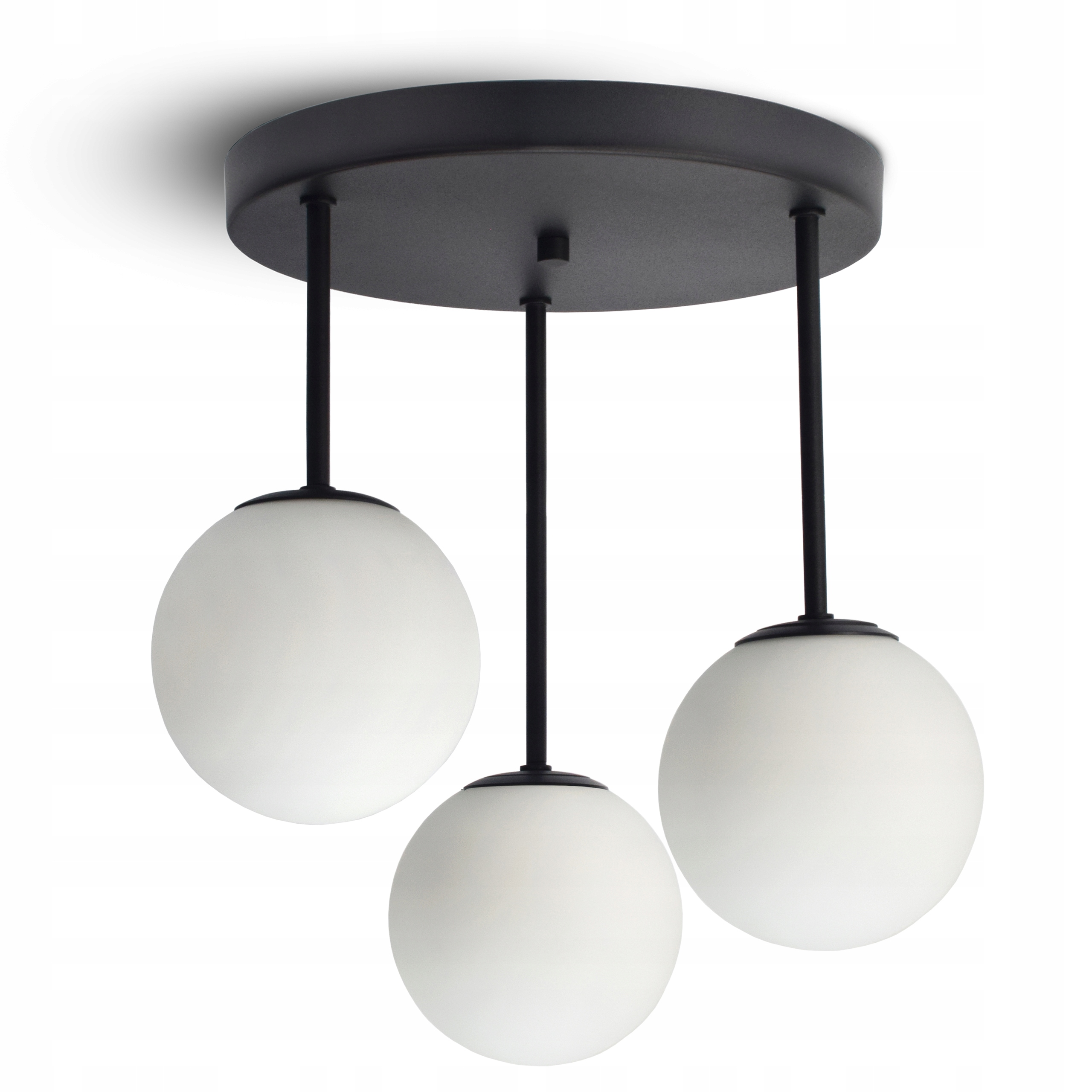 Lampa Sufitowa Żyrandol Plafon Full Globe Glass 561-ER3 G9 Białe kule Led