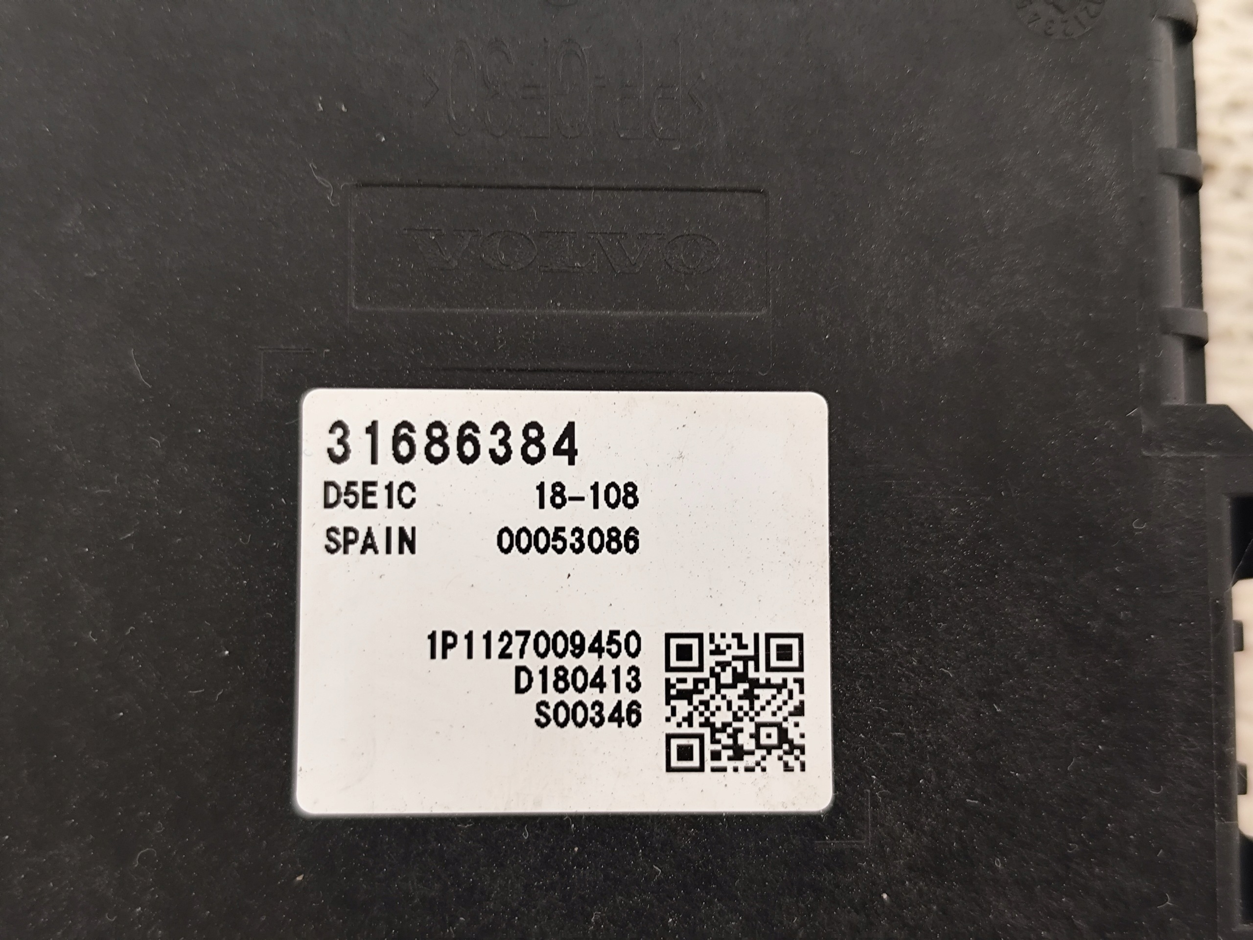 VOLVO XC60 module control unit gearboxes 31686384