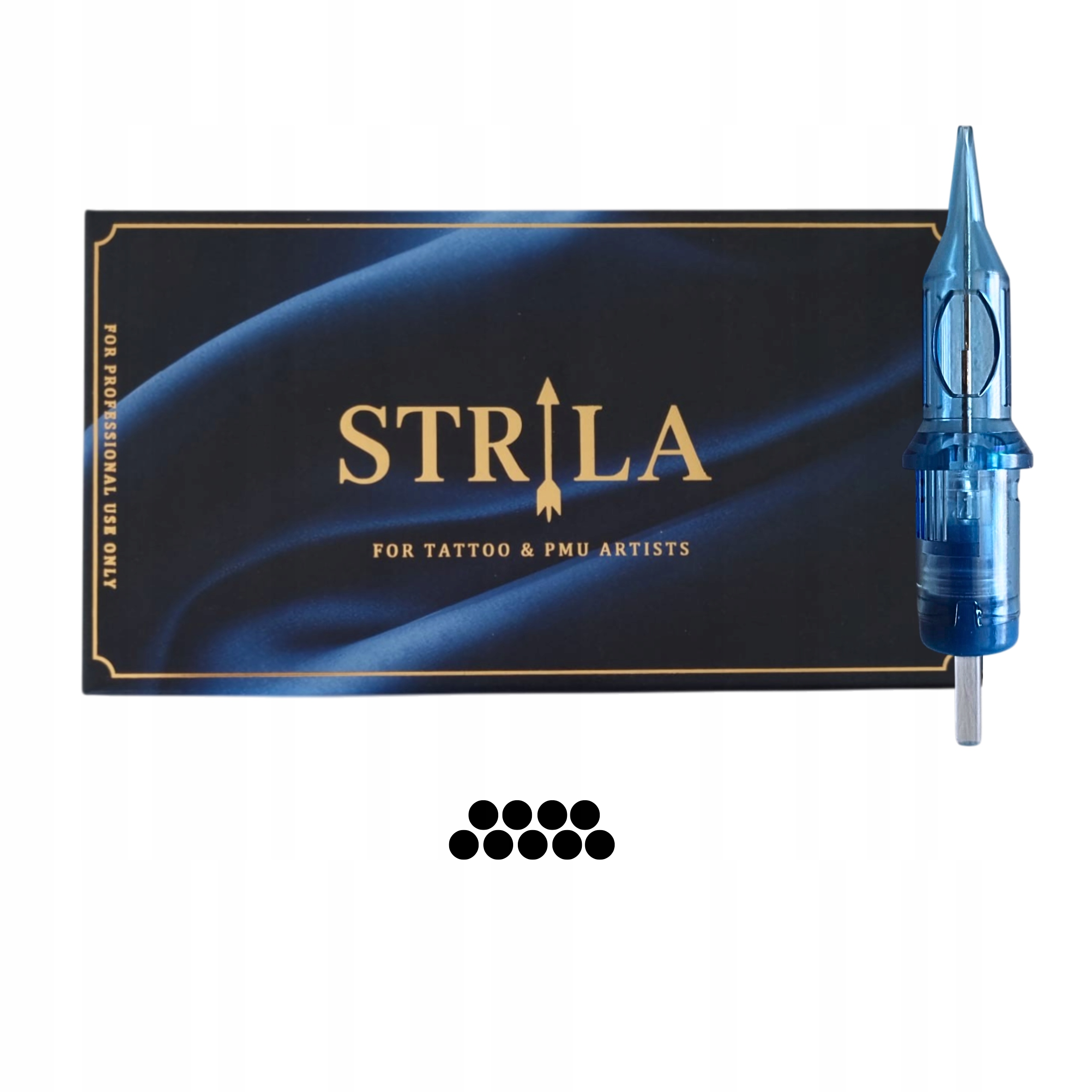 Kartridže na tetování Pmu Strila 1009RM| 0,30 mm 9RM Cartridge 20 Ks