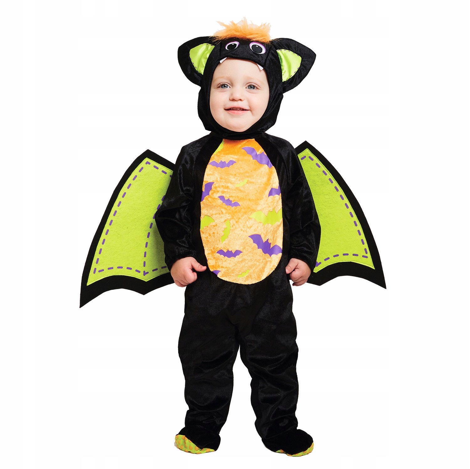 Kostium Strój dziecięcy Nietoperz Halloween Premium 94 cm 2-3 lata