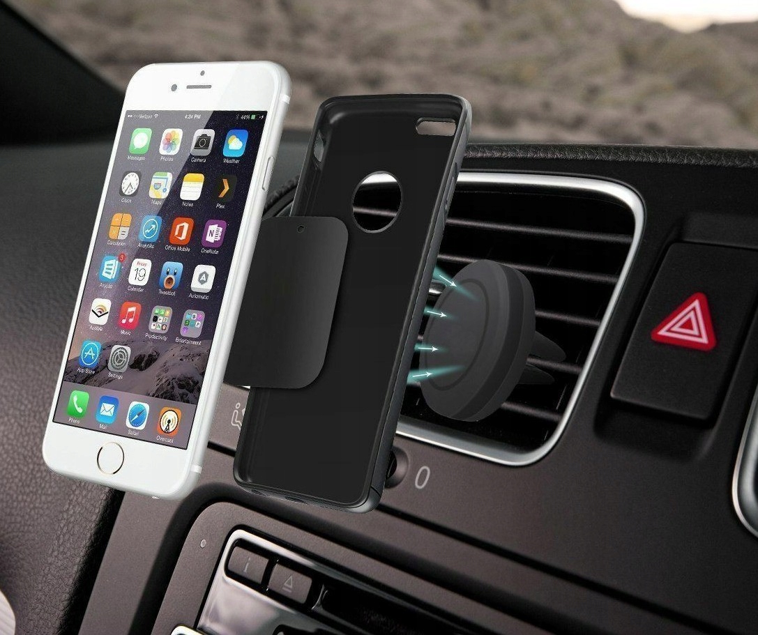 UCHWYT MAGNETYCZNY SAMOCHODOWY 360° KRATKĘ tel V9 Rodzaj na kratkę nawiewu