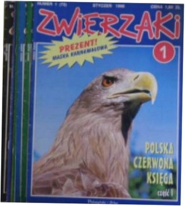 Zwierzaki nr 1-12 z 1998 roku