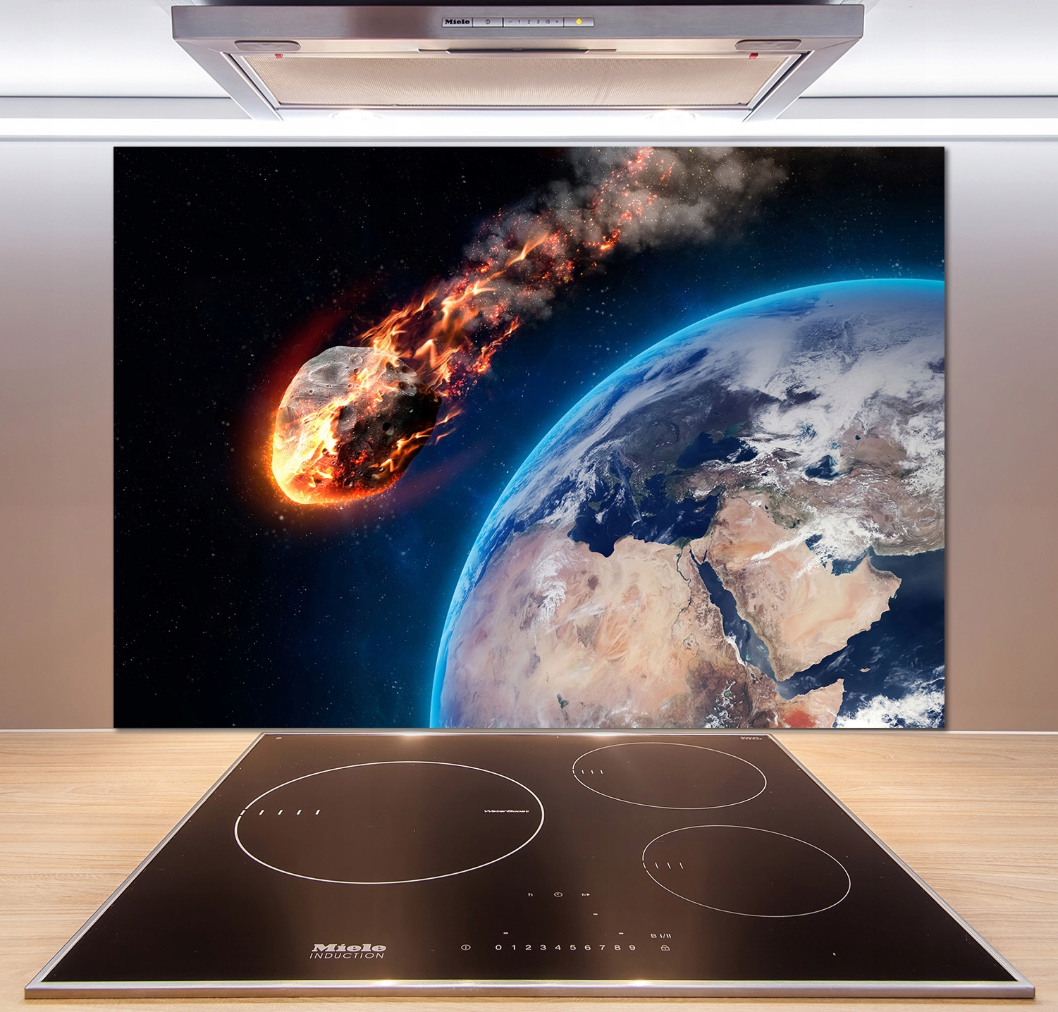 

Panel do kuchni Spadający meteor 100x70 cm + Klej