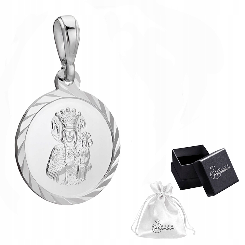 Stříbro O Ryzosti 925 Panna Maria Čenstochovská , Elegantní náhrdelník