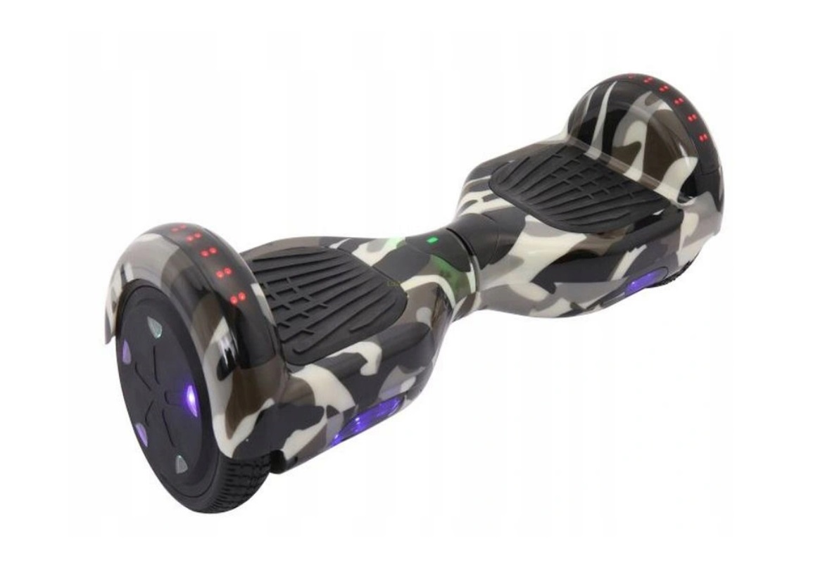 Электрический скейтборд 6,5Cala LED, Bluetooth, цвет