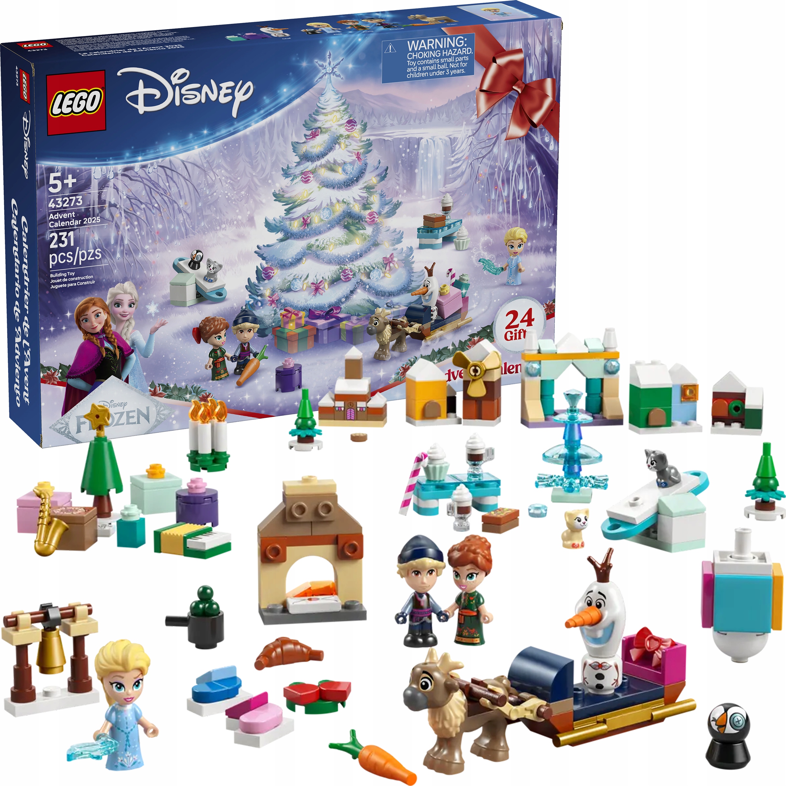 Lego Disney – Ledové Království Adventní kalendář na rok 2025 – 43273
