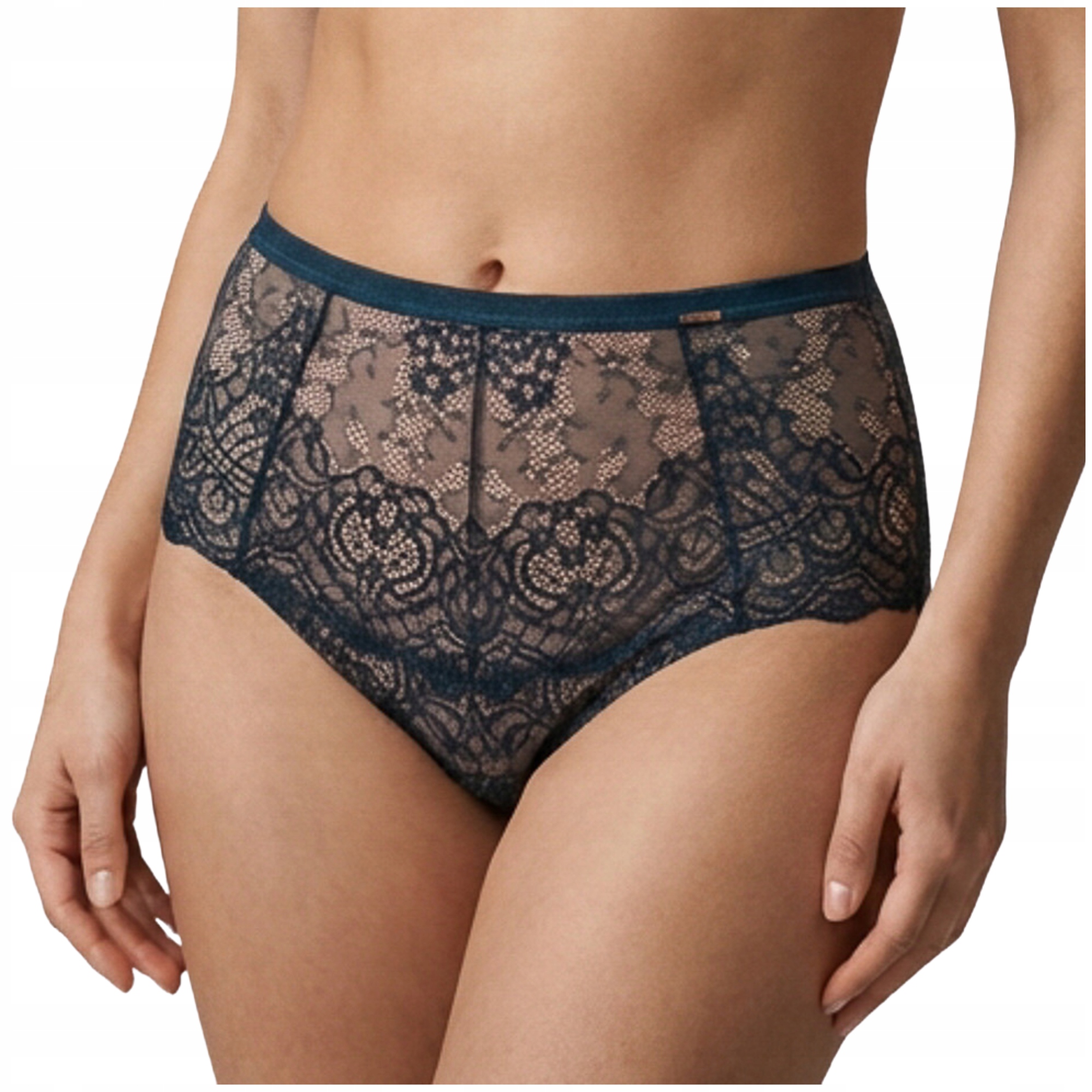 Kalhotky kalhotky maxi vysoký pas, krajkové Alles Marea 38