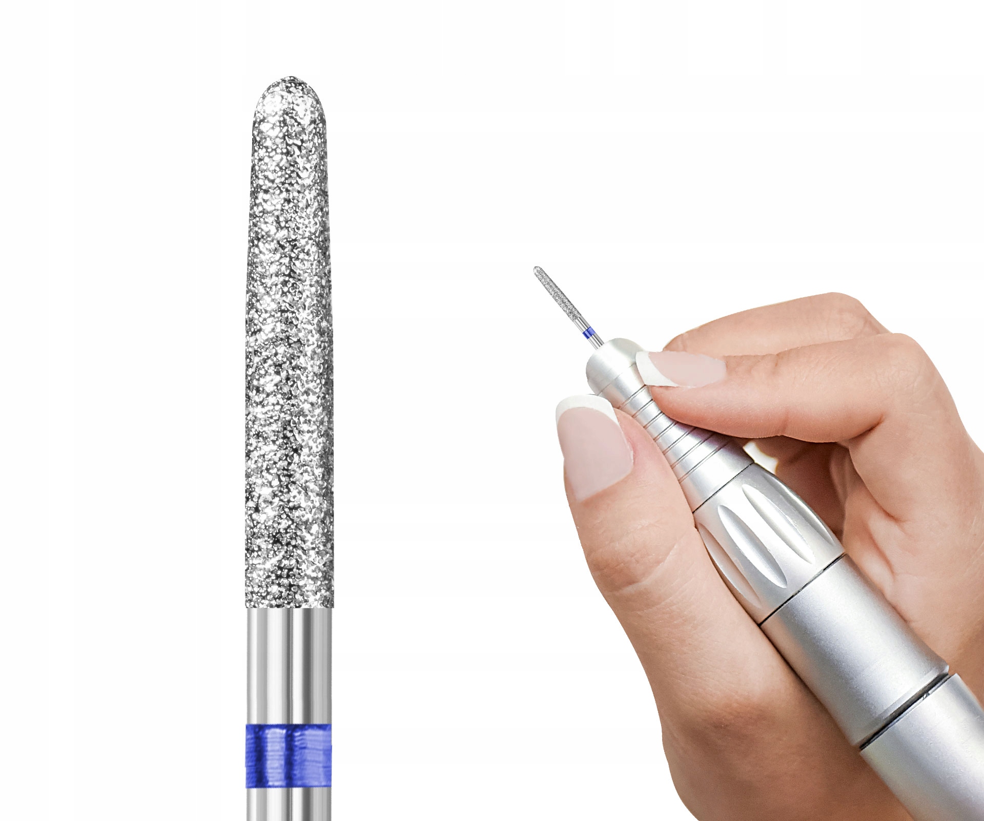 

Frez diamentowy do skórek stożek żele FRD720-10