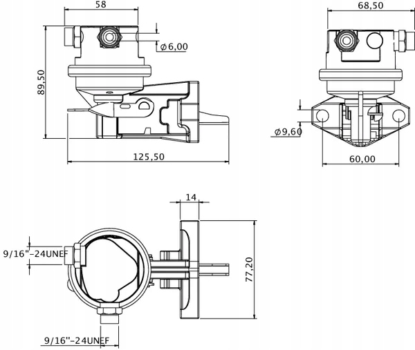 Pompa paliwa zasilająca Kramp Producent części Kramp