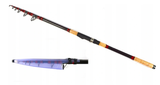 WĘDKA KARPIÓWKA TELESKOP OUTSTANDING 3,60 m CARBON Długość całkowita 360 cm
