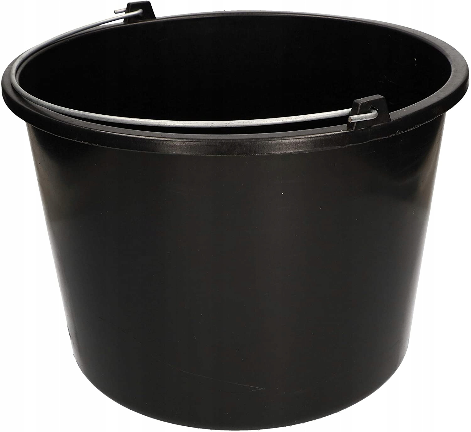 WIADRO BUDOWLANE GOSPODARCZE OKRĄGŁE CZARNE 20x16L Pojemność 16 l