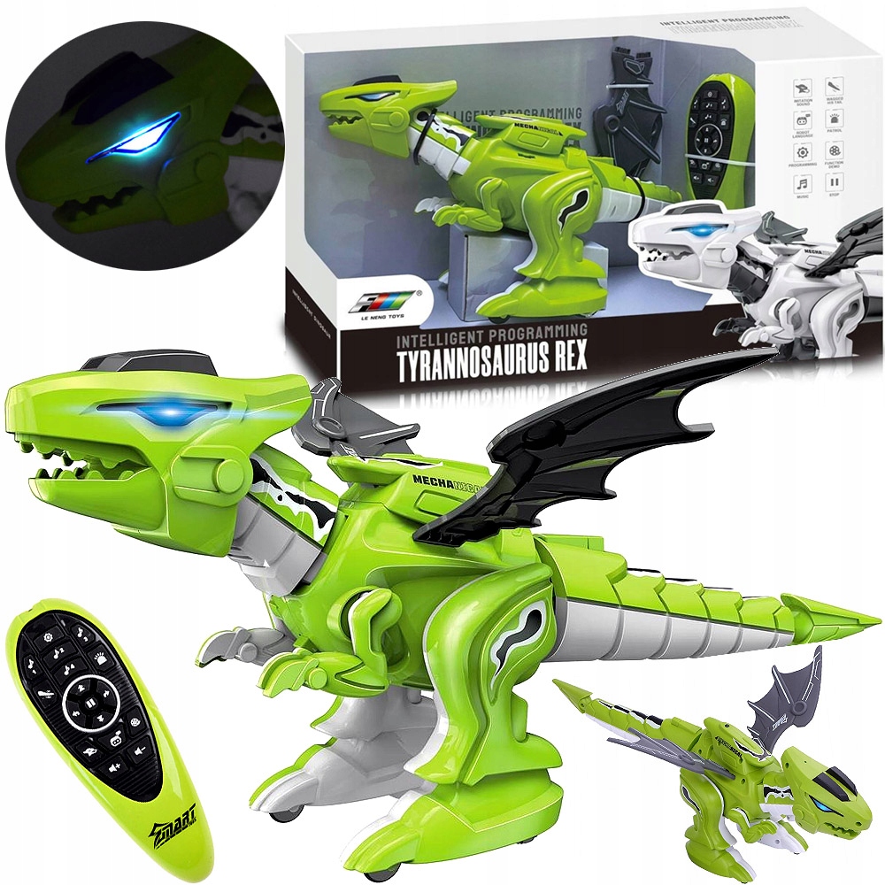 

Dinozaur Sterowany Na Pilot Smok Chodzi jak Robot