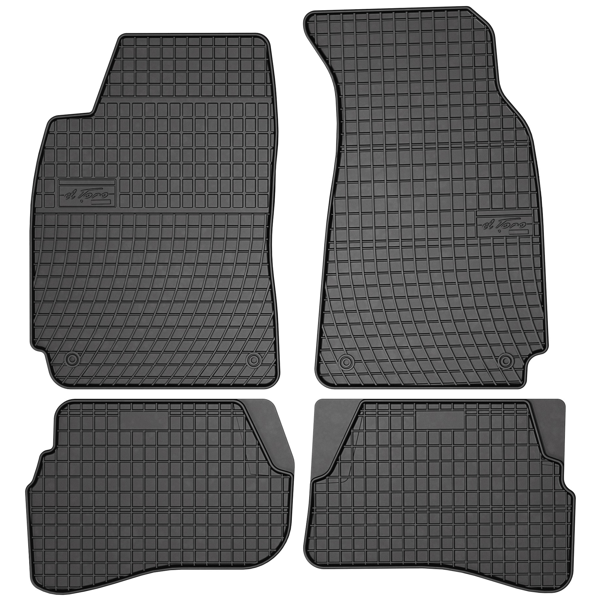 Gumové koberce černé Vw Passat B5 1997-2005