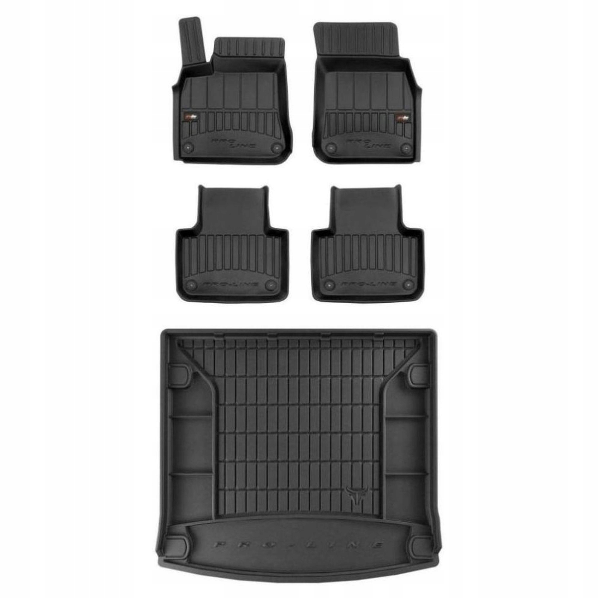 Gumová sada 3D koberčekov a rohoží Volkswagen Touareg III od roku 2018 s organizér