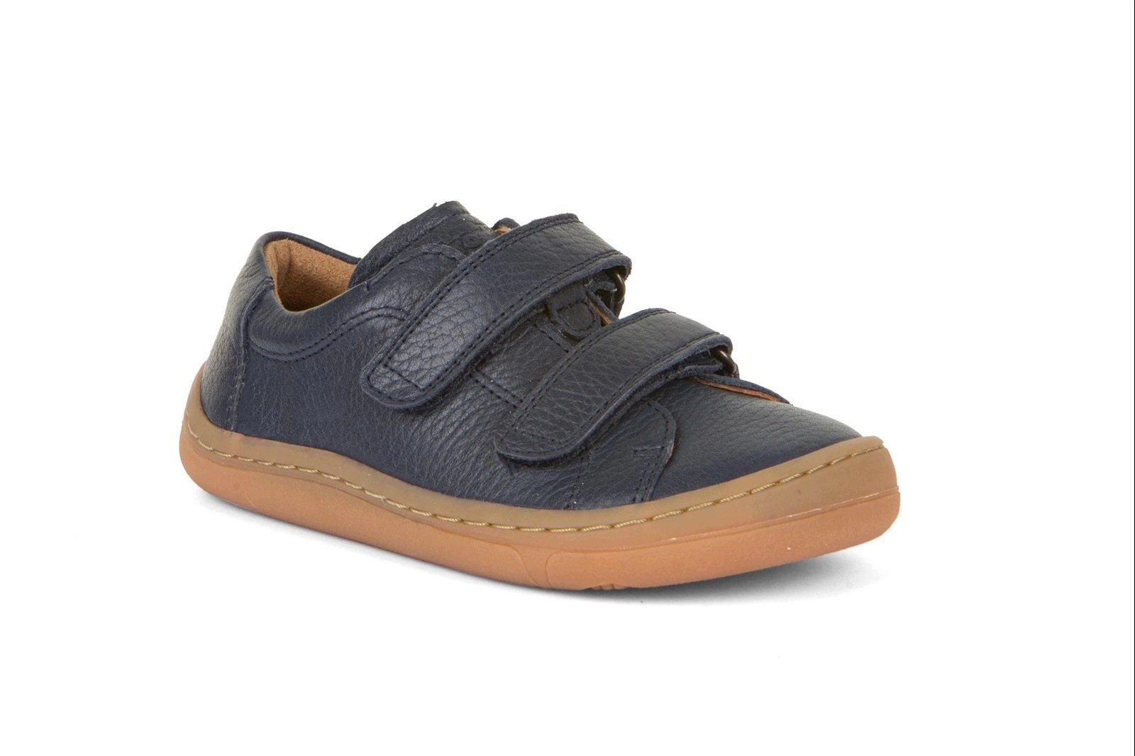 Buty barefoot skórzane dziecięce na rzepy Froddo D-Velcro Leather Blue 34
