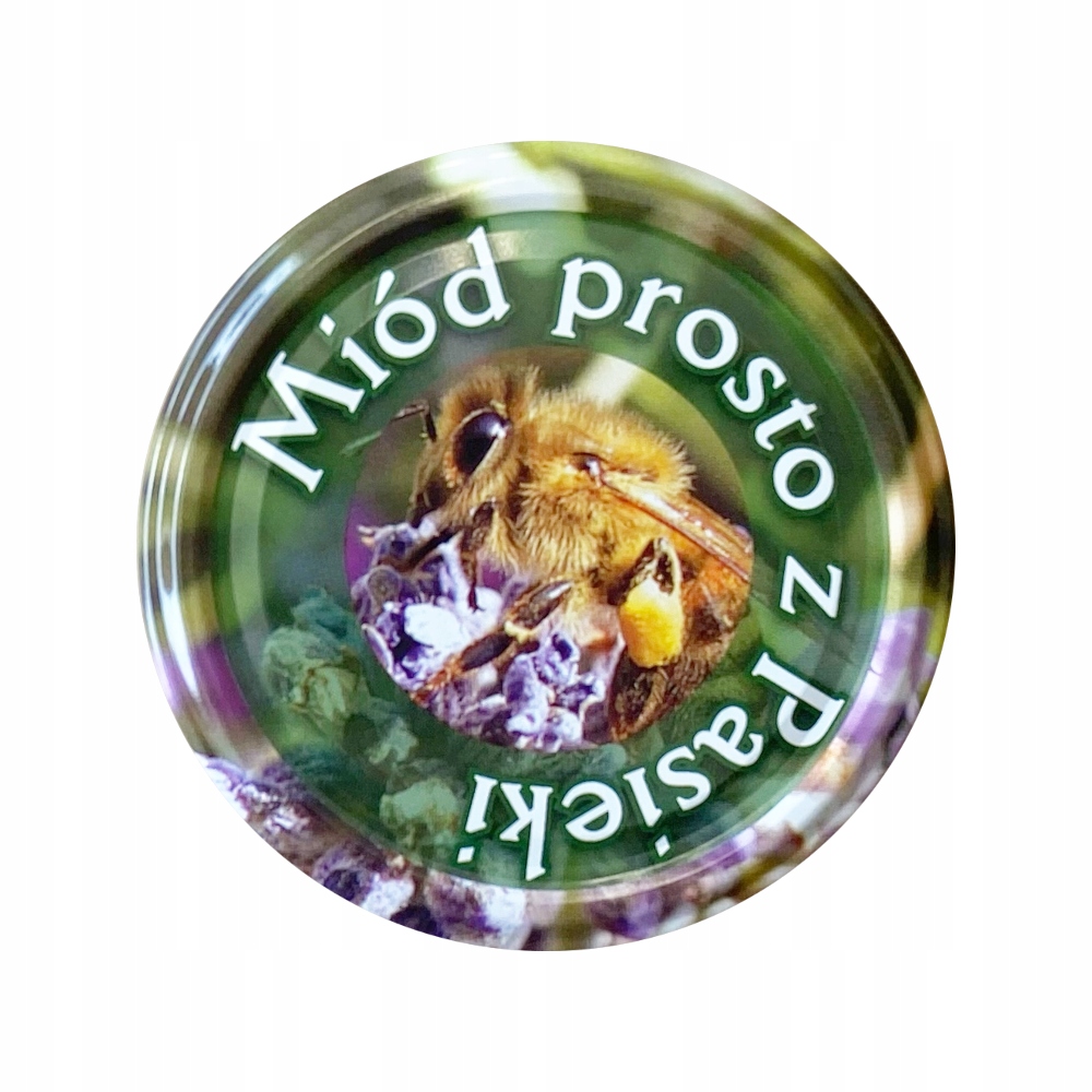 

Duża nakrętka Miód prosto z pasieki (82 mm)