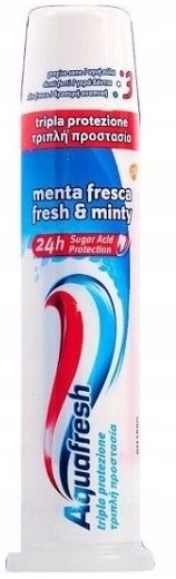 

Aquafresh 100ml Fresh Minty Pasta Zębów Pompka