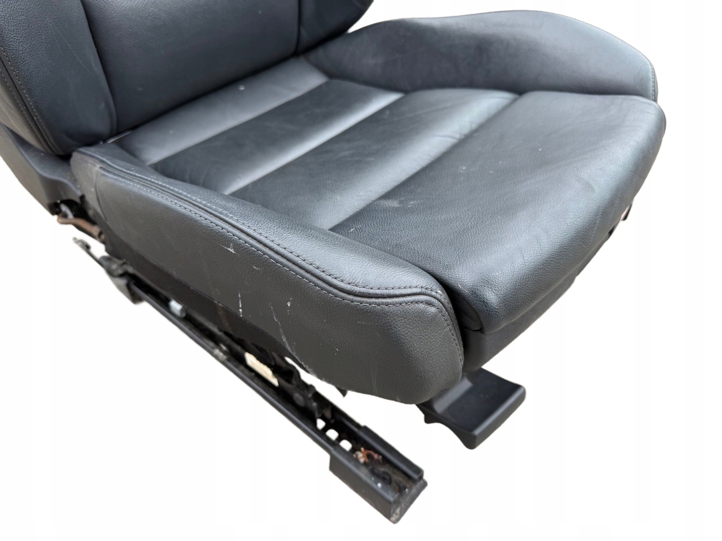 AUDI A6 C6 SLINE seat left front front driver´s leather GRZANY