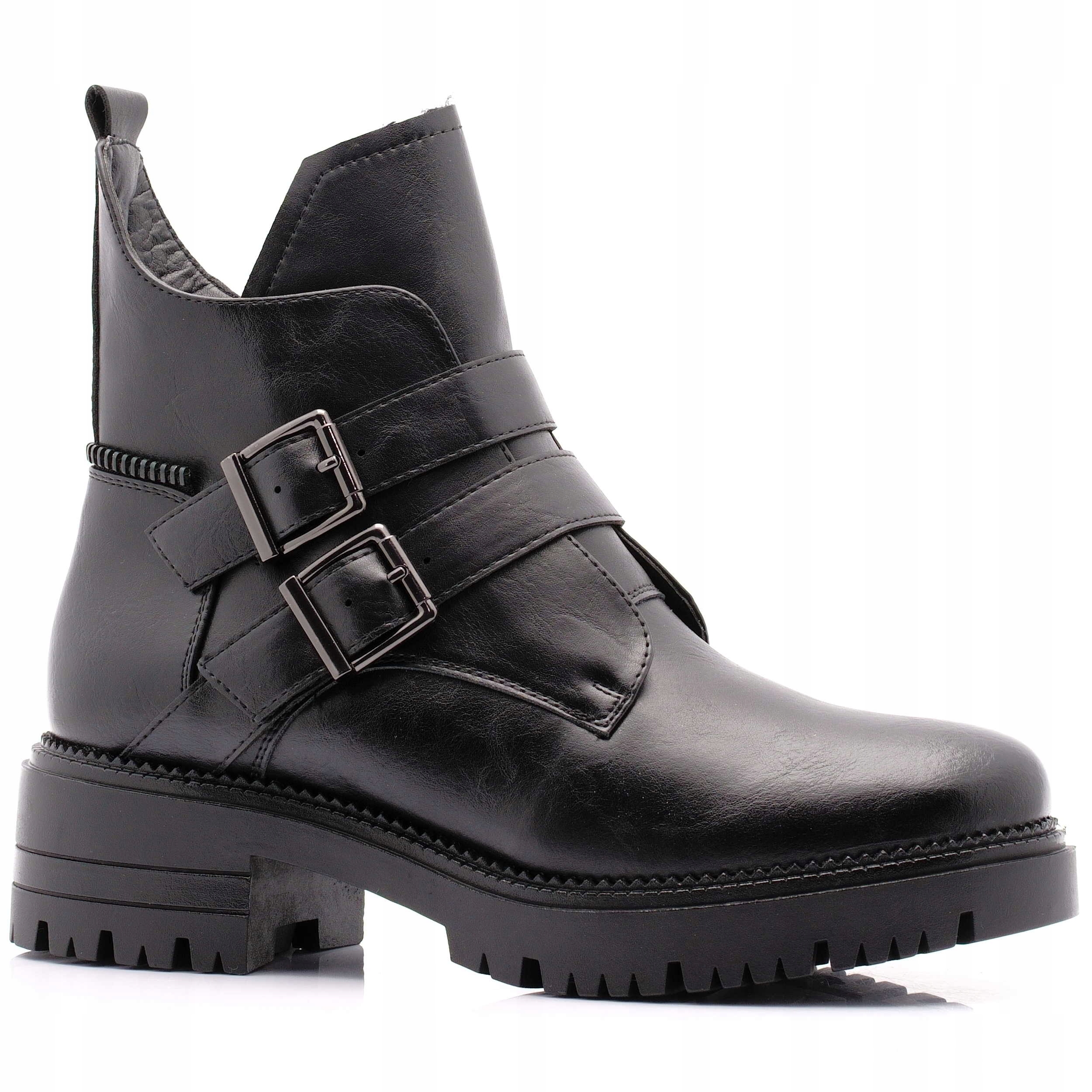 

Potocki Botki Trapery Buty Damskie Ocieplane 39