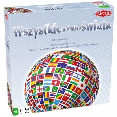 WSZYSTKIE PAŃSTWA ŚWIATA - Gra edukacyjna, TACTIC