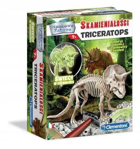 

Clementoni Skamieniałości - Triceratops fluo 60892