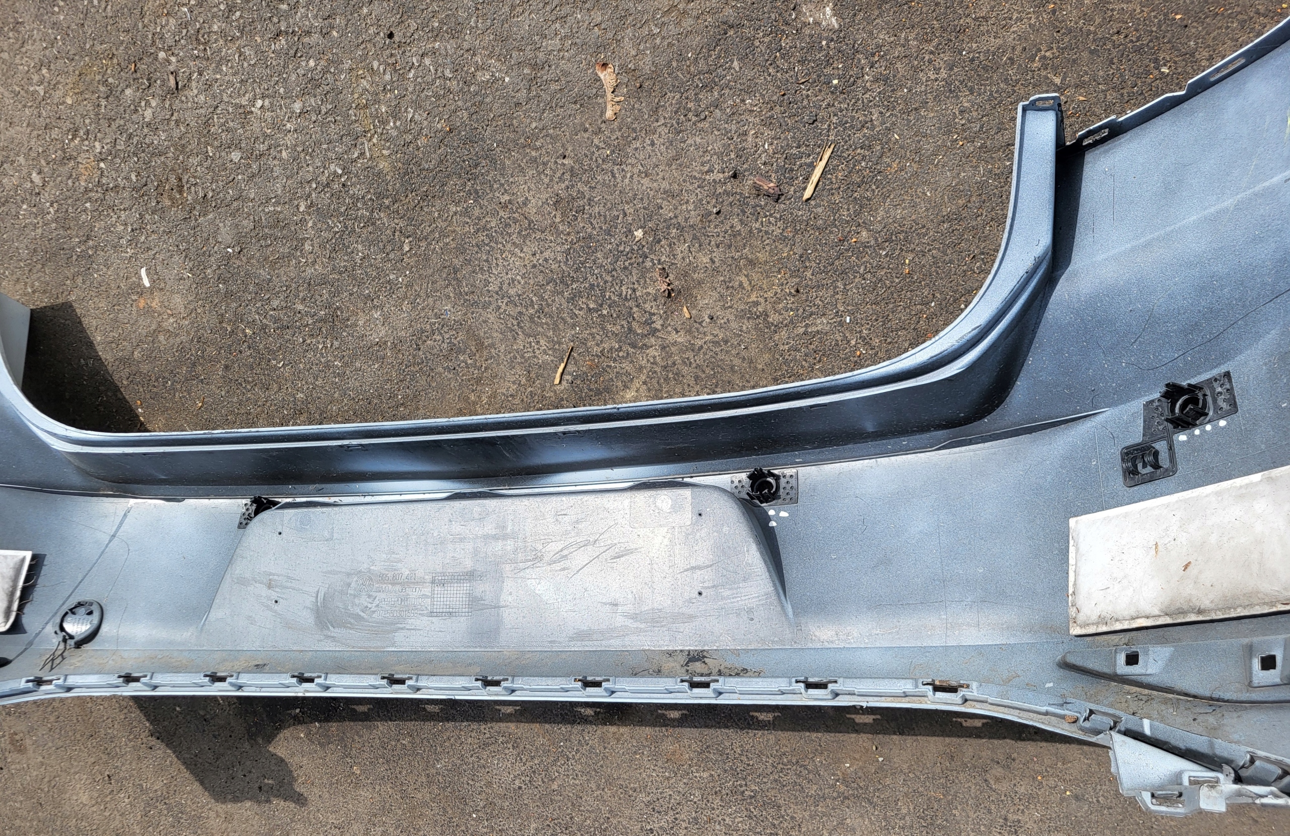 Stoßstange hinten heck Abschleppöse VW GOLF VII 7 5G HB OE