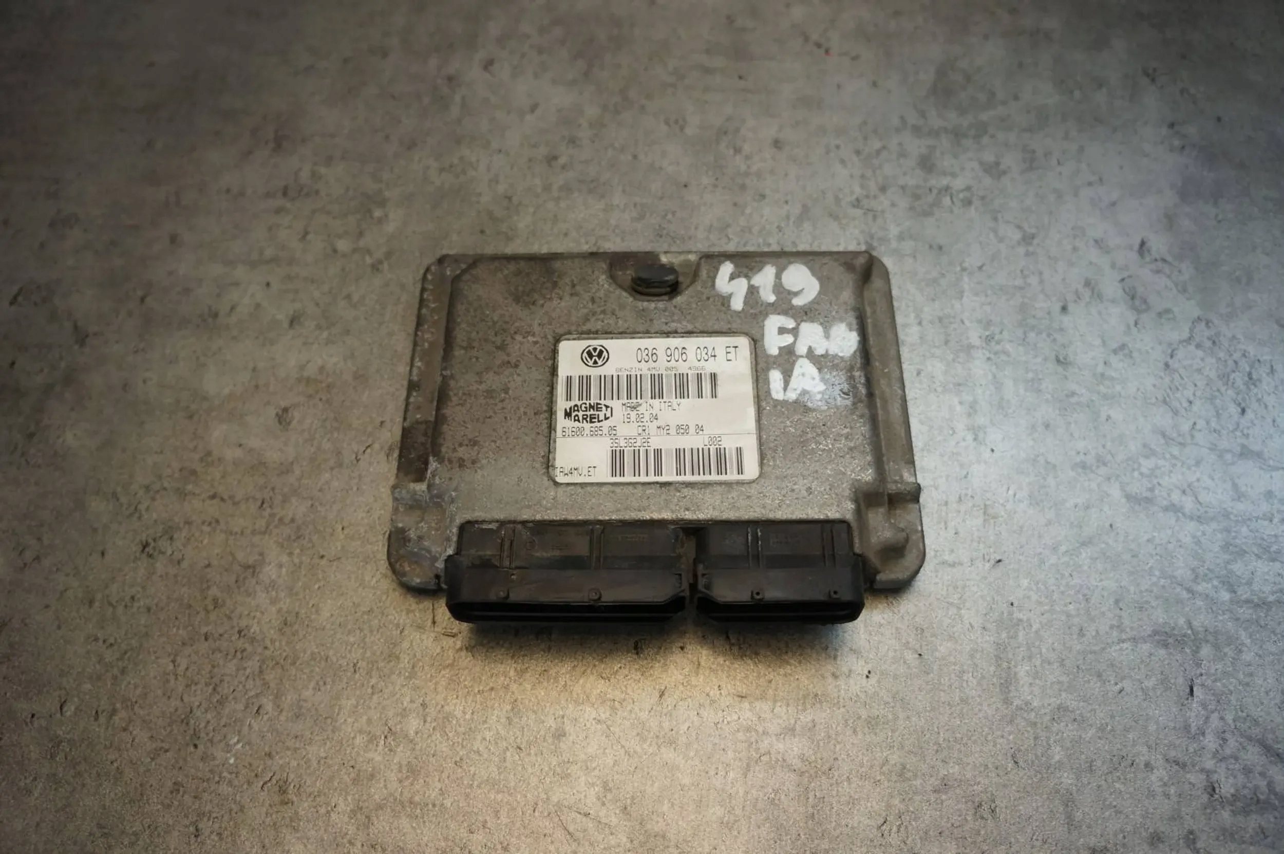 STEROWNIK KOMPUTER ECU SILNIKA SKODA FABIA I MK1 1.4 16V (BBY) 036906034ET
