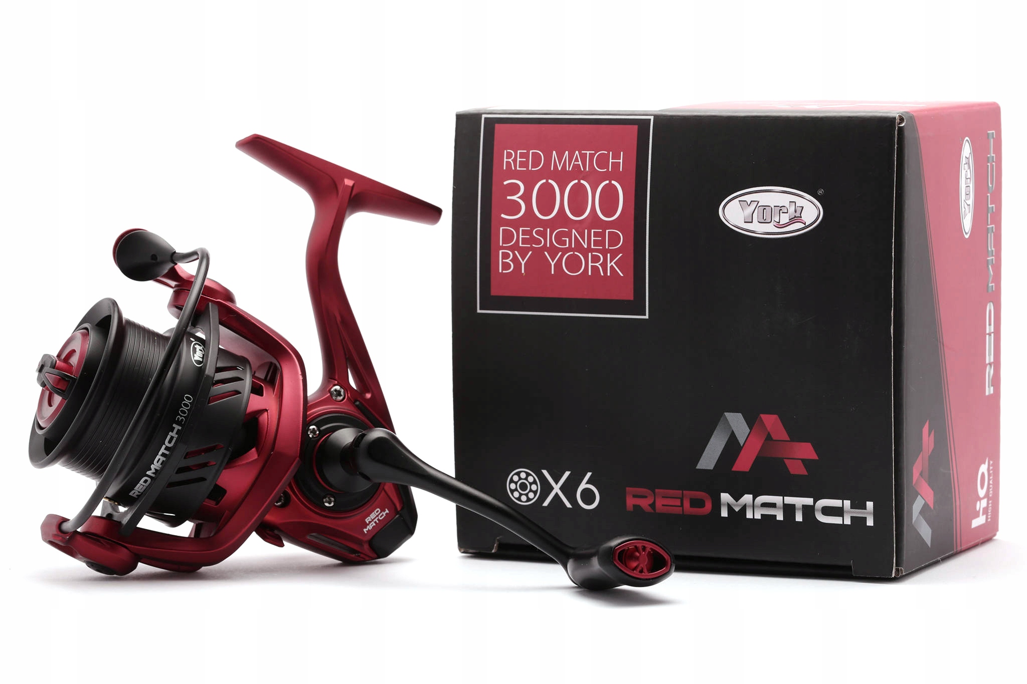Naviják York Red Match 3000