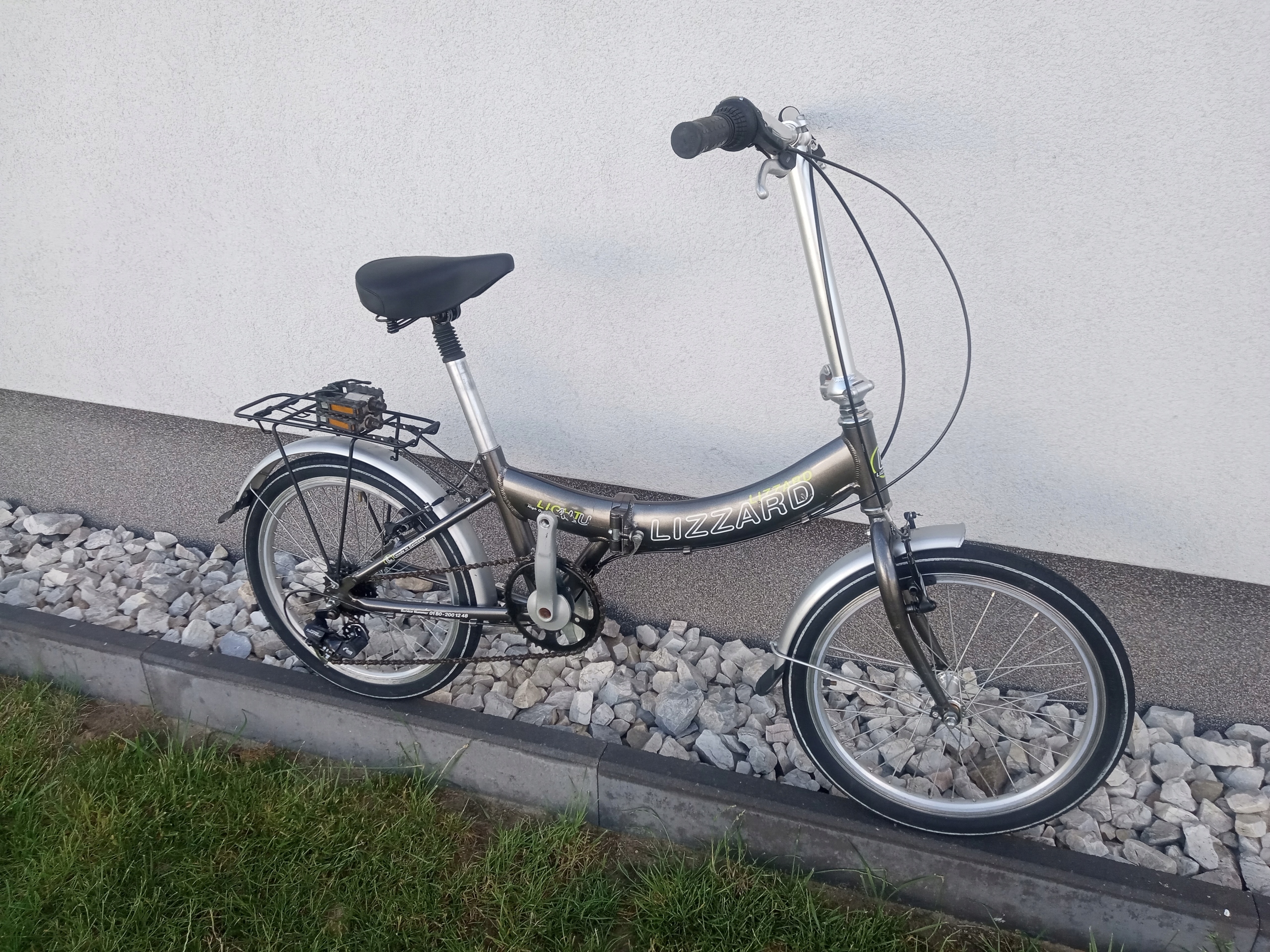 ALUMINIOWY ROWER SKŁADAK LIZARD 20 KOŁA 6 BIEGÓW Marka bez marki