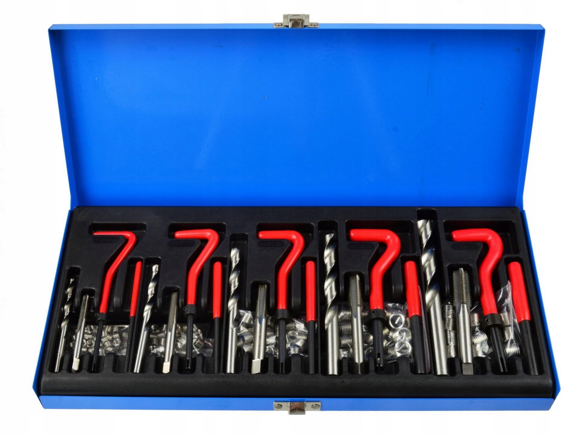 ZESTAW DO NAPRAWY GWINTÓW M5-M12 HELICOIL GWINTOWNIKI+AKCESORIA